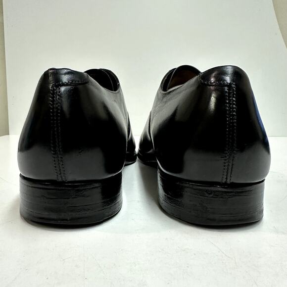 Crockett & Jones x Peal & Co. x Brooks Brothers Cap Toe Oxford Black Calf 11.5 E - Picture 6 of 12